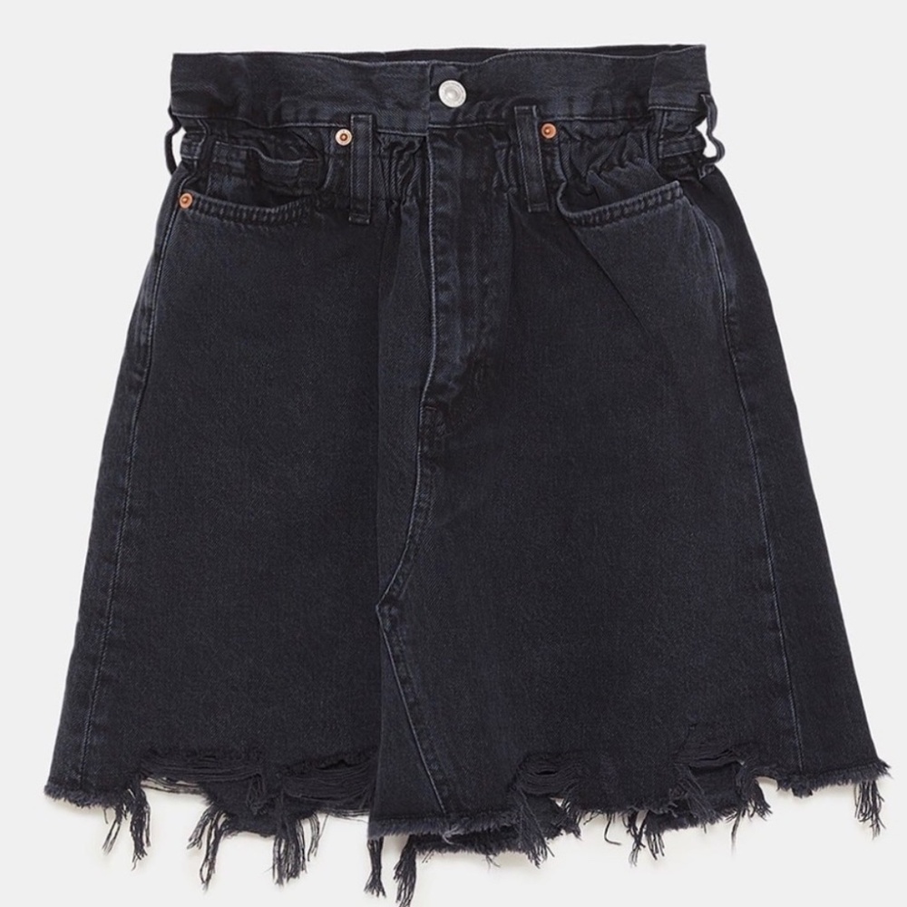 Zara Premium Denim Skirt
